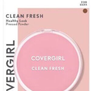 NEW - SEALED COVERGIRL Clean Fresh Pressed Powder 230 Dark